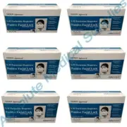 *210-Pieces* N-95 Particulate Respirator NIOSH Protective Face Mask Teal 695