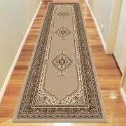 Medori Mettle Beige Runner Rug