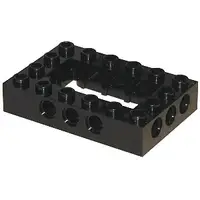 在飛比找蝦皮購物優惠-磚家 LEGO 樂高 黑色 technic 4x6 Open
