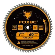 7-1/4" 60T Circular Saw Blade Ultra Finish 184mm for DeWalt DWA171460 Freud