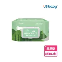 在飛比找momo購物網優惠-【US BABY 優生】超厚型含蓋純淨柔濕巾88抽(12包)