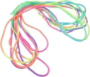 Toyvian Vintage Appeal Boys and Girls Jump Rope Elastic Rubber for Physical Fitness for Outdoor Play and Indoor Exercise