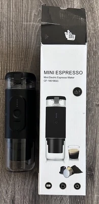 Portable Rechargeable Espresso Coffee Maker Machine Capsule