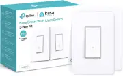 Kasa Smart 3 Way Switch HS210 KIT, Needs Neutral Wire, 2.4GHz Wi-Fi Light Switch