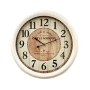 Antique Metal Frame Wall Clock 62cm