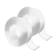 2 Rolls Nano Tape, 9.84ft Each Double Sided Acrylic Tape, Transparent and Ult...