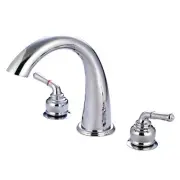Kingston Brass KS236 Magellan Deck Mounted Roman Tub Filler - Chrome