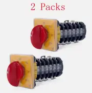 2Pcs Milling Machine Switch Forward Reverse Vertical CNC Mill Switch Bridgeport