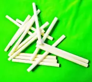 12 White Glue Sticks 4" Length 5/16 (.25) Halloween Spider Web Decor