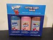Kool Aid Cotton Candy Flossing Sugar Party Kit 3 Pack 16 Ounce Flavors