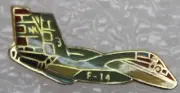 F-14 Tomcat Fighter Jet Lapel Pin hat pin green each E7850