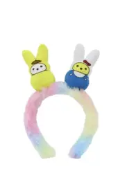 8.5In White and Yellow Peeps X Hello Kitty, Pumpumpurin Plush Headband