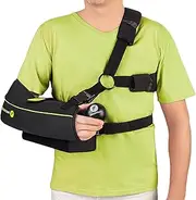 ErgoFoam Shoulder Sling with Abduction Pillow - Premium Abduction Sling Designed for Athletes - Arm Sling Shoulder Immobilizer With Pillow (Right)