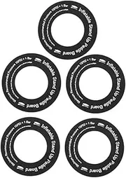 GAROZATION Unique Round Valve Gasket for Inflatable Products 5pcs PVC Gasket Adapter Pad Easy to Install for Paddleboards
