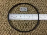 113mm Folded Length - 2mm Square Rubber Belt for CD-Cassette Deck -VCR - Player
