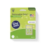 , Removable Dots Value Pack, Double-Sided, 1/2", .5 Inch, 600 Dots, DIY Craft...