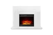 Oprah 135.5cm Freestanding 1950W Electric Fireplace Heater - White