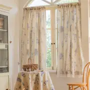 Window Curtain Kitchen Cafe Door Short Curtain Cabinet Drape Living Room Panel