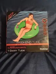 Bestway Hydro-Force Weekend Tube Swim Tube Green 35” Ages 10+ Brand New Sealed
