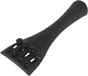 CLISPEED 4 String Violin String Tailpiece with Fine Tuners Durable Carbon Fiber Adjuster for Violin Replacement for Beginners Professionals Enhances Tone Volume Sustain