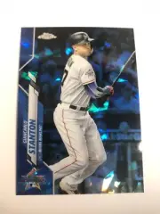 2020 Topps Update Chrome Sapphire Giancarlo Stanton Marlins AS U229