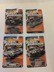 Hot Wheels X4- Fast & Furious Cars