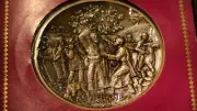 1972 SAINT BARTHOLOMEW BRONZE MEDAL FRANKLIN MINT LA CHIAMATA DEGLI APOSTOLI