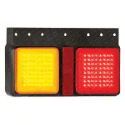 LED Autolamps Stop Tail Indicator Reflector Light LHS 128 LED Lamp 12-24V Box