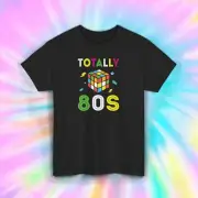 80s Retro T-Shirt Totally 80s Rubik’s Cube Nostalgic Throwback Tee S-5XL