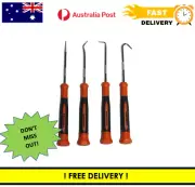 Craftright 4 Piece Hook And Pick Set Hardened Tips 40HRC Ergonomic Handles AU