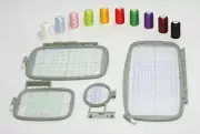 EMBROIDERY MACHINE HOOPS FOR BROTHER PE 770 PE 780D 750 + 10 Thread Cones