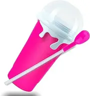 Tikapo Slushy Maker Cup Upgrade 500ml TIK TOK Cool Stuff Quick Frozen Magic Squeeze Cup like Ice Cream Maker Slushie Machine, Double Layer Slushie Cup for Quick Frozen Smoothies, Cool Birthday Gifts