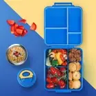Kids Bento Lunch Box with Insulated Food Jar Thermos Container Food Picks Forks