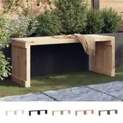 Garden Bench Outdoor Bench Dining Bench Extendable Wooden Bench Seat vidaXL
