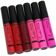 [6 SHADES: PINKY RED] NABI MATTE LIP GLOSS, LIPSTICK - LONG LASTING RICH COLOR