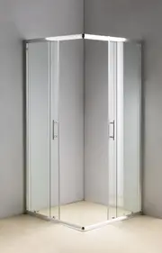 Shower Screen 800x1100x1900mm Safety Glass Sliding Door #1806-8X11