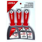 LEVEL5 Drywall Putty Knife 3-Pack 4" 5" 6" Stainless Steel Joint Knives | 5-651