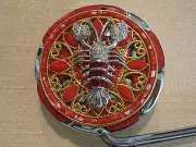 JC Table Counter Bar Top Bag Purse Hook Hanger "Red Tail", COA