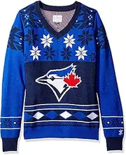 FOCO MLB Women's V-Neck Sweater