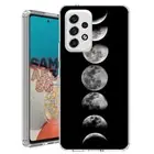 For Samsung Galaxy A23 5g A52 A53 TPU Case Cover+Glass(Lunar Cycle)