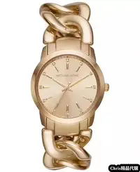 在飛比找Yahoo!奇摩拍賣優惠-現貨代購 Michael Kors 歐美時尚腕表 金色交織錶