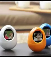 Bobble Digital Photo Frame Egg. New Hot Pink Color