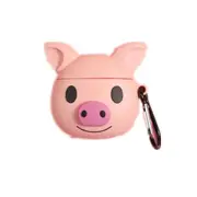 For Huawei FreeBuds 3 Cute Pig Pattern Silicone Wireless Earphone Protective Case Storage Box