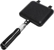 Hoement Mini Waffle Maker Sandwich Toaster Pan Kitchen Sandwich Maker Non-Stick Coating Breakfast Maker Household Baking Tool