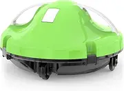 GAMPLAE Pool Vacuum for Above Ground Pool, Cordless Robotic Pool Cleaner Dual-Drive Motors, 130 Mins Runtime, Self-Parking, Pool Vacuum Robot for In-Ground Flat Pools up to 1100 Sq.Ft