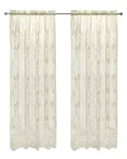 Habitat Limoges Sheer Rod Pocket 55x63 Curtain Panel