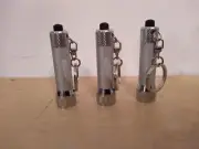 3 Keychain Mini Metal Flashlights