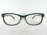 Nicole Miller Ellery (002) Teal /Tortoise 53-15-135 Eyeglass Frames
