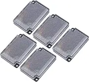 KALLORY 5pcs Photoelectric Sensor Reflector Retro Reflective Panel Easy Installation Suitable for Road Safety Construction Sites Vehicle