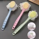 Long Handle Back Massage Body Bath Brush Natural Bath Ball Scrubber